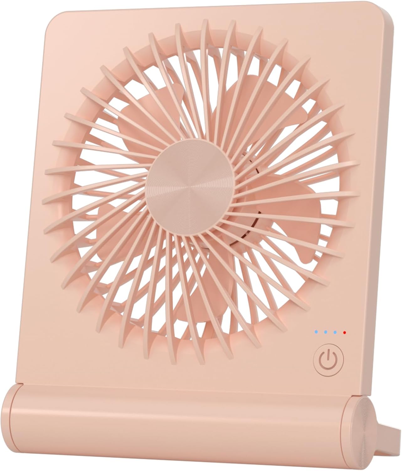 Desk Fan, Rechargeable Battery Operated, 3 Speeds Ultra Quiet Strong Wind | USB-C powered,180° tilt folding.25dB quiet.2000mAh battery:12/8.5/4.5hrs.Portable,personal fan for desk,office,home,bedroom.