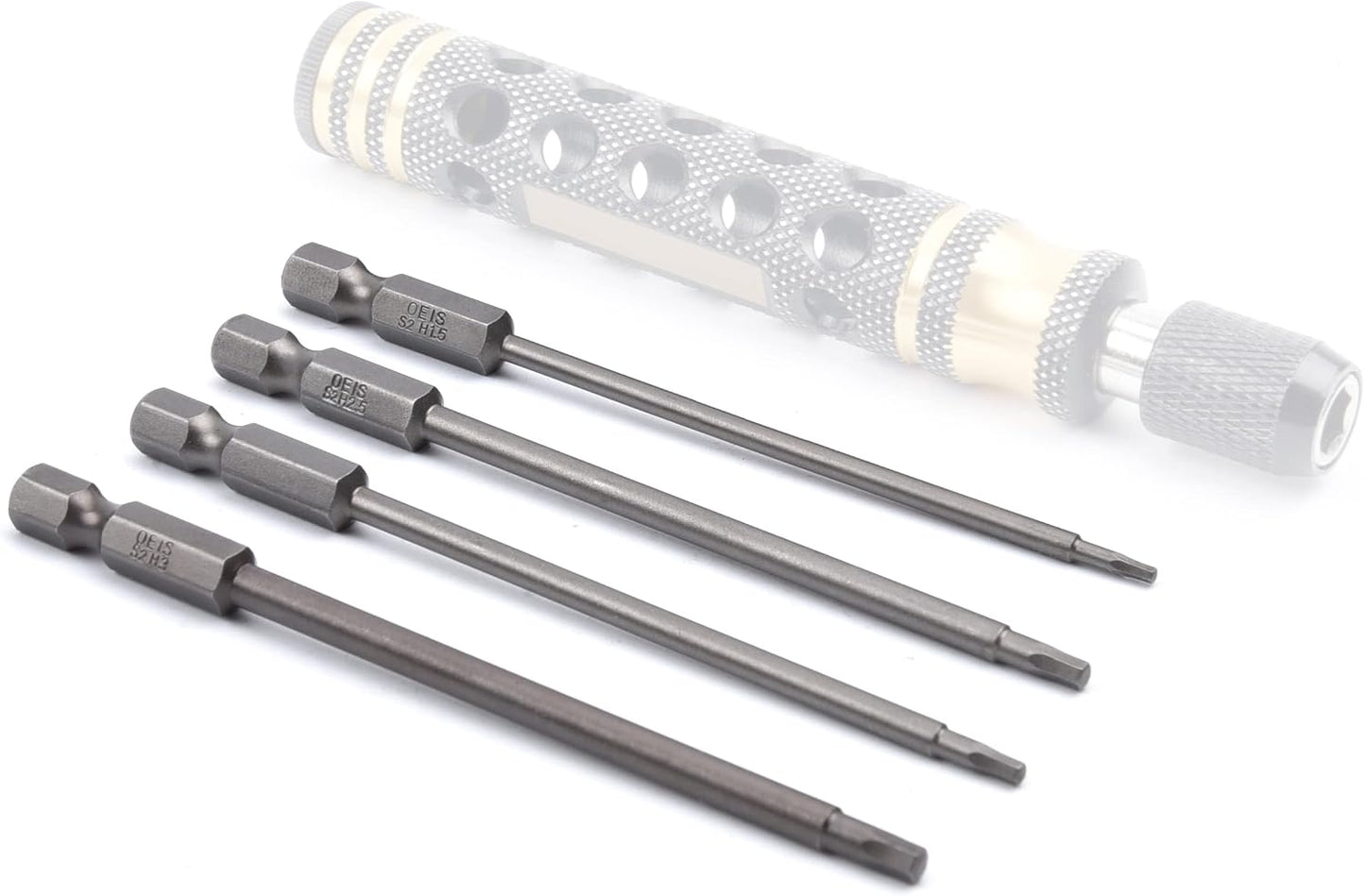 RC Hex Bit 1.5 2.0 2.5 3.0mm Hex Head Allen Wrench Drill Bit Set for Screwdrivers Electric Screwgun/Power Drill