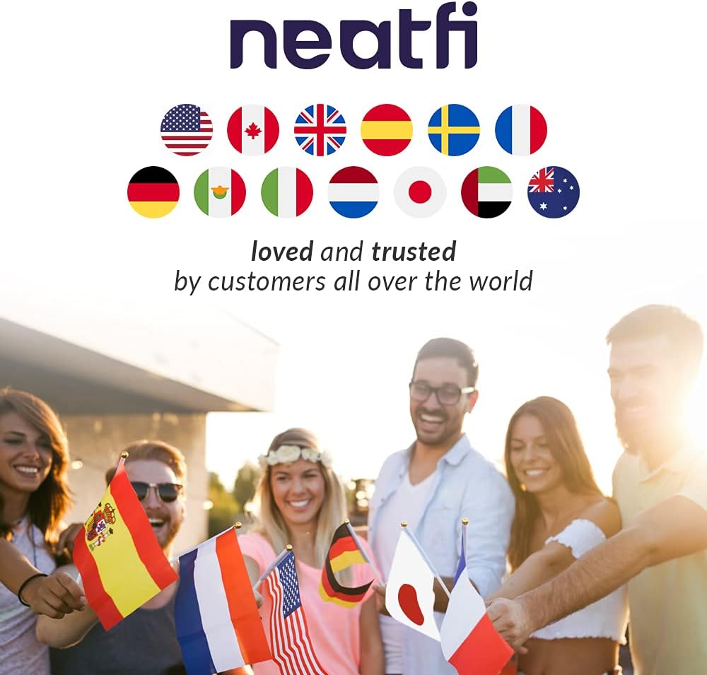 Neatfi 3000 Lumens LED Desk Lamp with Clamp | Dimmable Lamp | 5 Brightness Levels & 5 Light Modes | Memory Function | Adjustable Desk Light for Home Office, Study, Crafting & Work (28 Inches, White)