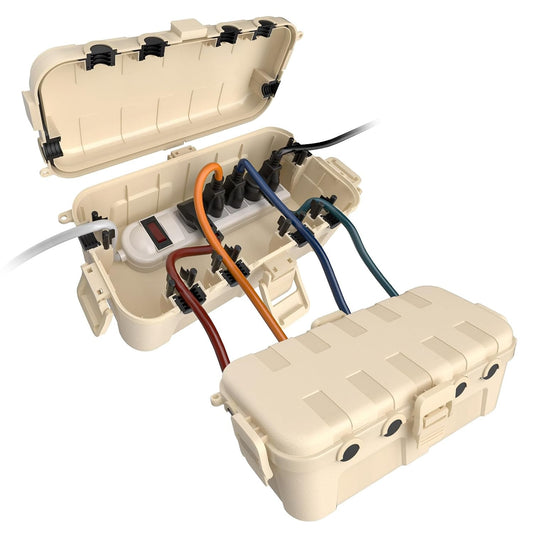 [2 Pack] Flemoon Medium IP54 Waterproof Outdoor Electrical Box