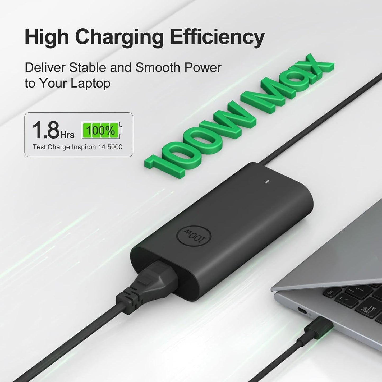 2026 New 100W USB Type C Laptop Charger Compatible with Dell Precision 3580 5470 5480 5550 5560 5530 5570 5750 Latitude 5340 7640 7340 5540 9440, XPS 15 17 9575 9500 9510 9520 9530 9710 Power Cord