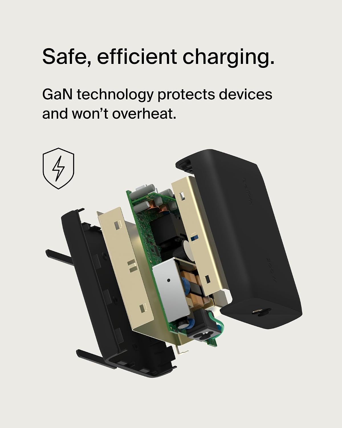 Belkin 200W 4-Port GaN USB C Charger Block, Fast Charging for MacBook | Multi-Port PD 3.1 Charger, 5ft Power Cord, iPhone 17, Air, iPad, Samsung Galaxy S26, Google Pixel 10