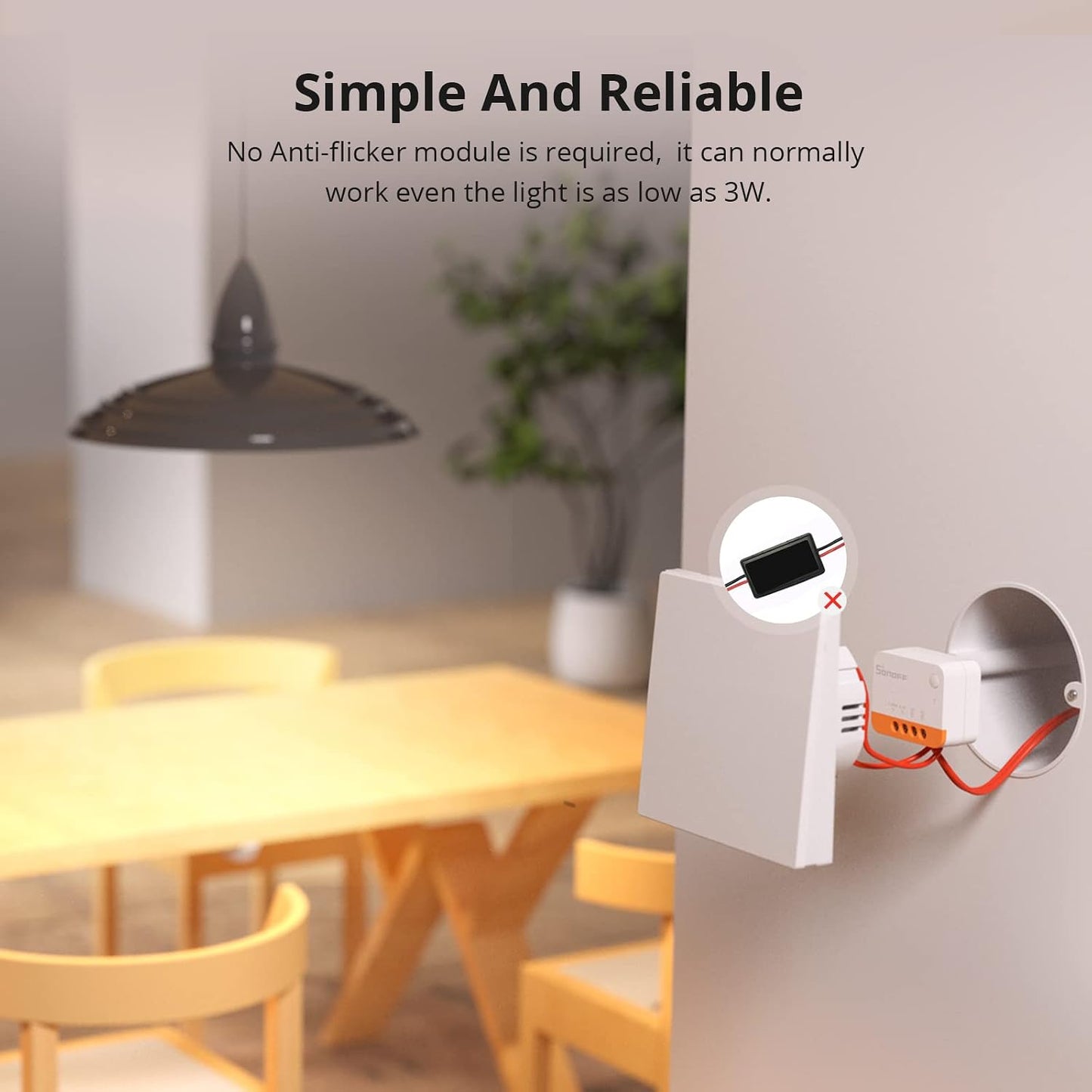 SONOFF Zigbee Smart Light Switch, No Neutral, Hub Required, 2-Way Interruptor Inteligente, Voice Control with Alexa, Google Home and SmartThings, ZBMINIL2 2 Pack
