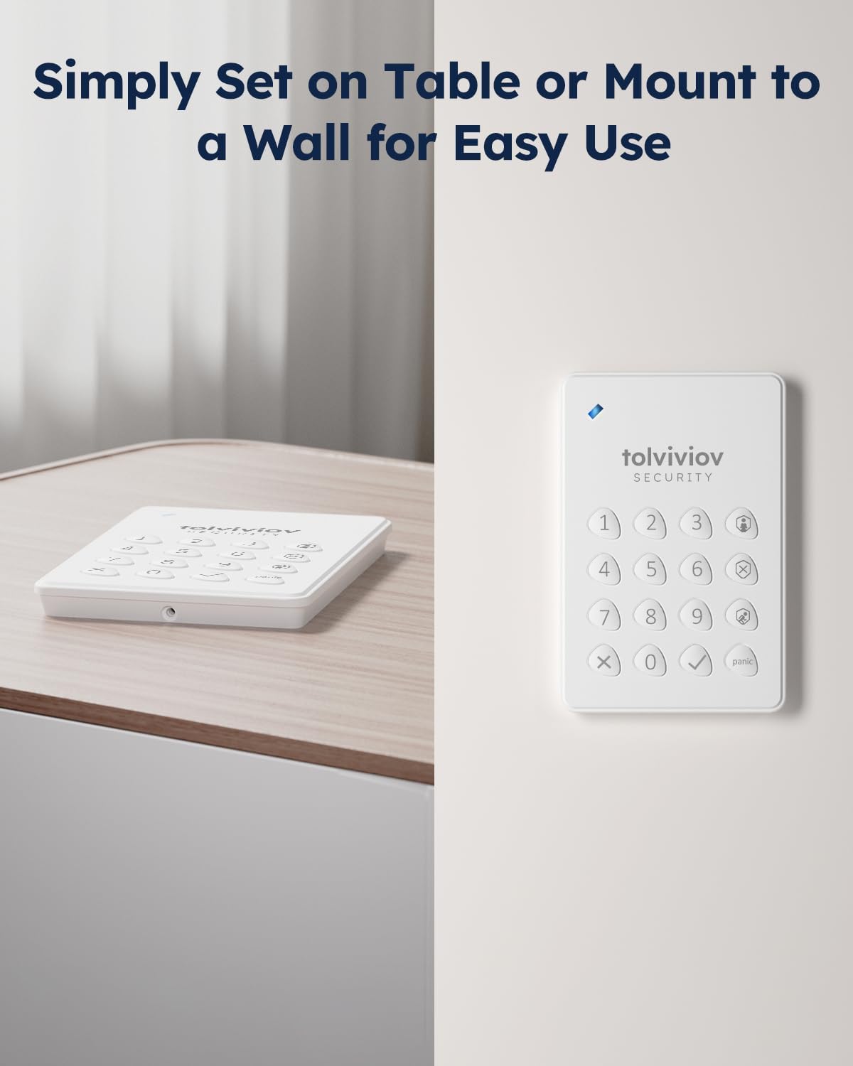 15-Piece WiFi Home Security System, DIY Wireless Alarm Kit, No Subscription | 120dB Loud Alarm, 8-Hour Backup Battery, Instant App Alerts, DIY Installation, No Monthly Fee, Expandable Home Protection