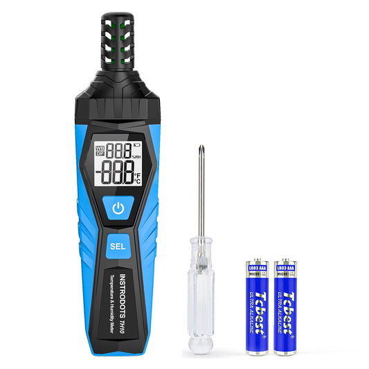 Temperature Humidity Meter Hygrometer with Dew Point & Wet Bulb