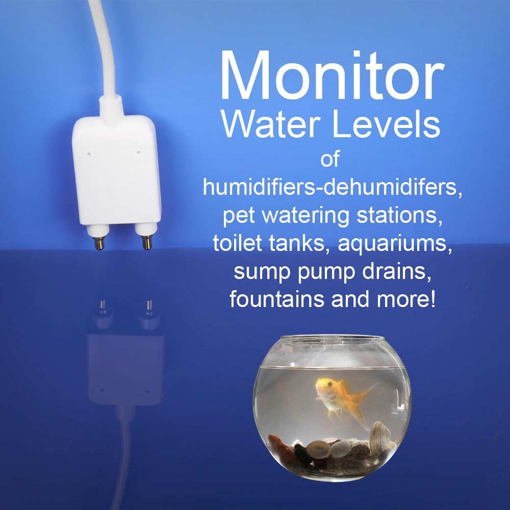 HomeSeer Smart Water Leak Sensor (LS100 G8), 800 Series Long Range Z-Wave Technology, Compatible with HomeSeer, Hubitat, Smartthings & Home Assistant (1)