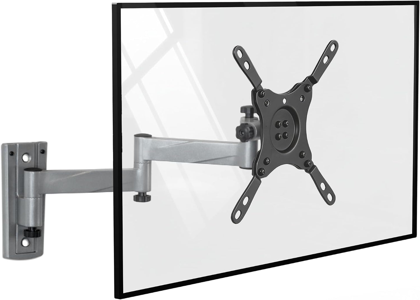 Mount-It! Lockable RV TV Mount for Camper, Trailer, Motorhome, Truck & Boat, Full Motion, Quick Release, Rust-Resistant Aluminum, Dual Wall Plates for Indoor & Outdoor, 19-43 TVs, 33 lbs, VESA 200x200