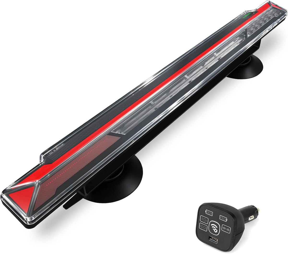 Agrieyes T328 Solar Wireless Tow Light Bar w/Receiver, Truck Towing Lights