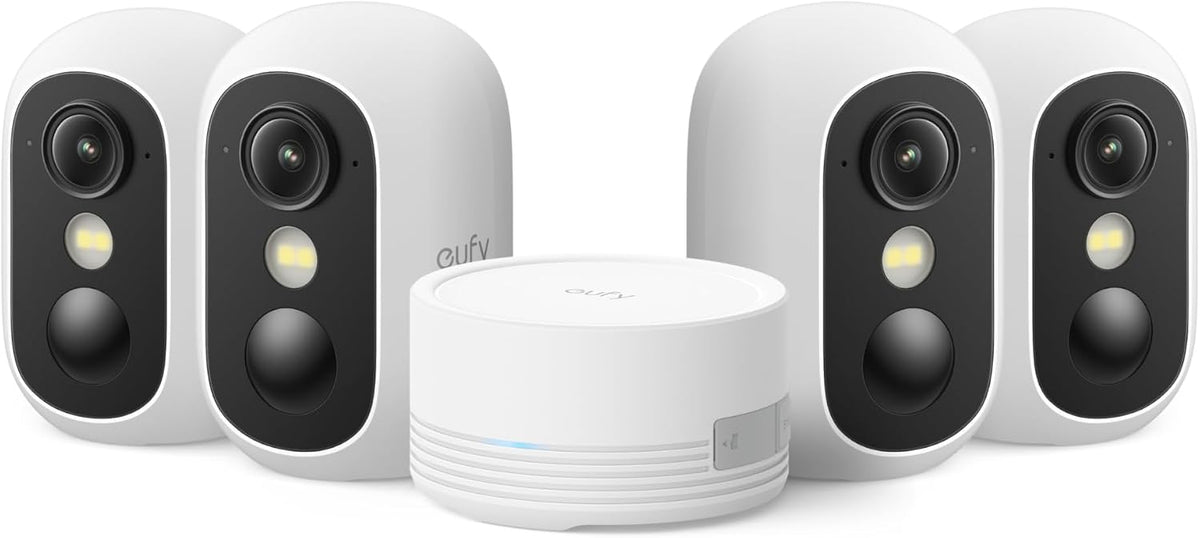 eufy Security eufyCam C35 4-Cam Kit, Wireless Indoor/Outdoor Camera