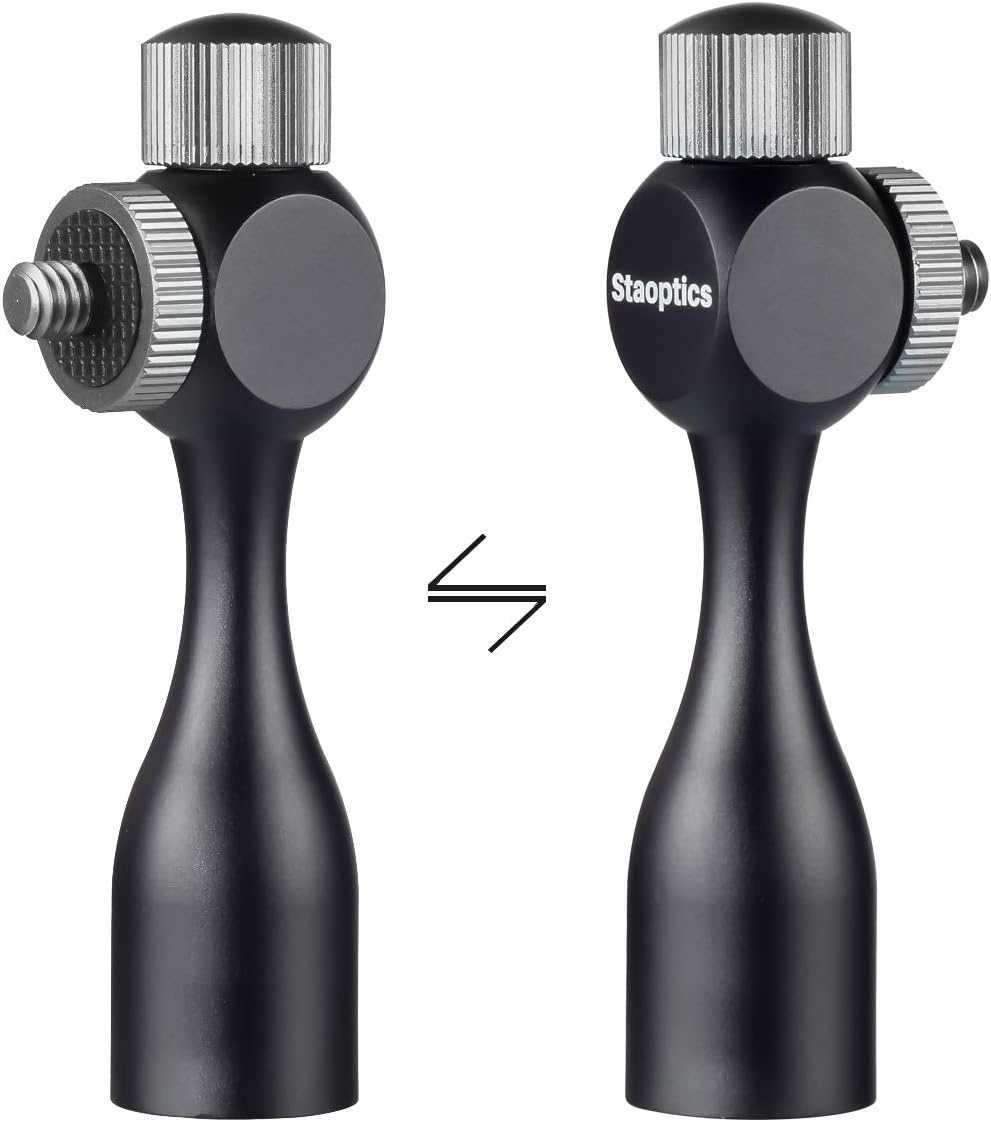 Binocular Tripod Adapter Quick Release 1/4-20Inch Threading Detachable Mount for 8x32 8x36 8x40 8x42 10x50 12x60 15x60 15x70 20x80 25x70 Binoculars etc Model