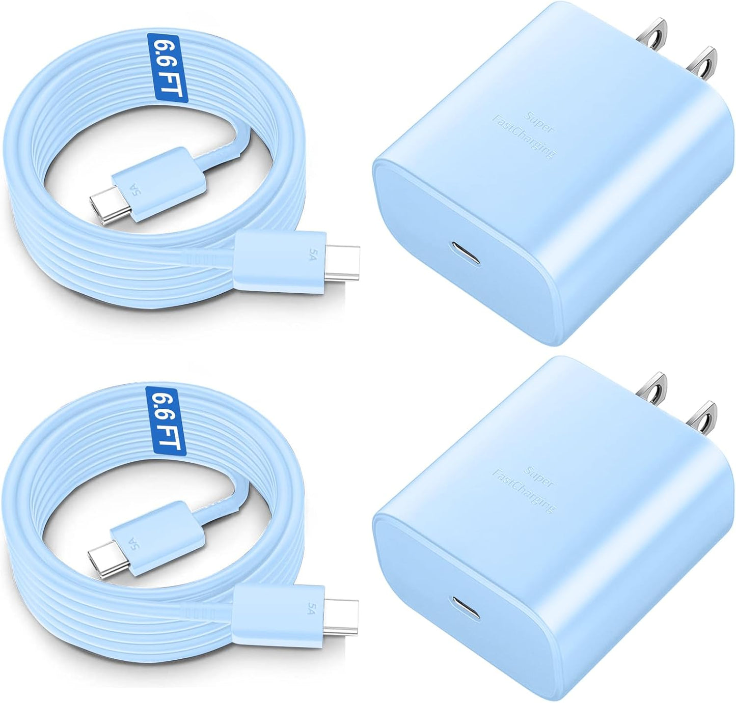 45W USB C Super Fast Charger, Type C Charger Fast Charging Android Phone Charger with 6.6ft Cable Cord for Samsung Galaxy S26 Ultra/S26/S26+/S25 Ultra/S25/S24/S23 Ultra/S22 Ultra/S20 Ultra/Note 10