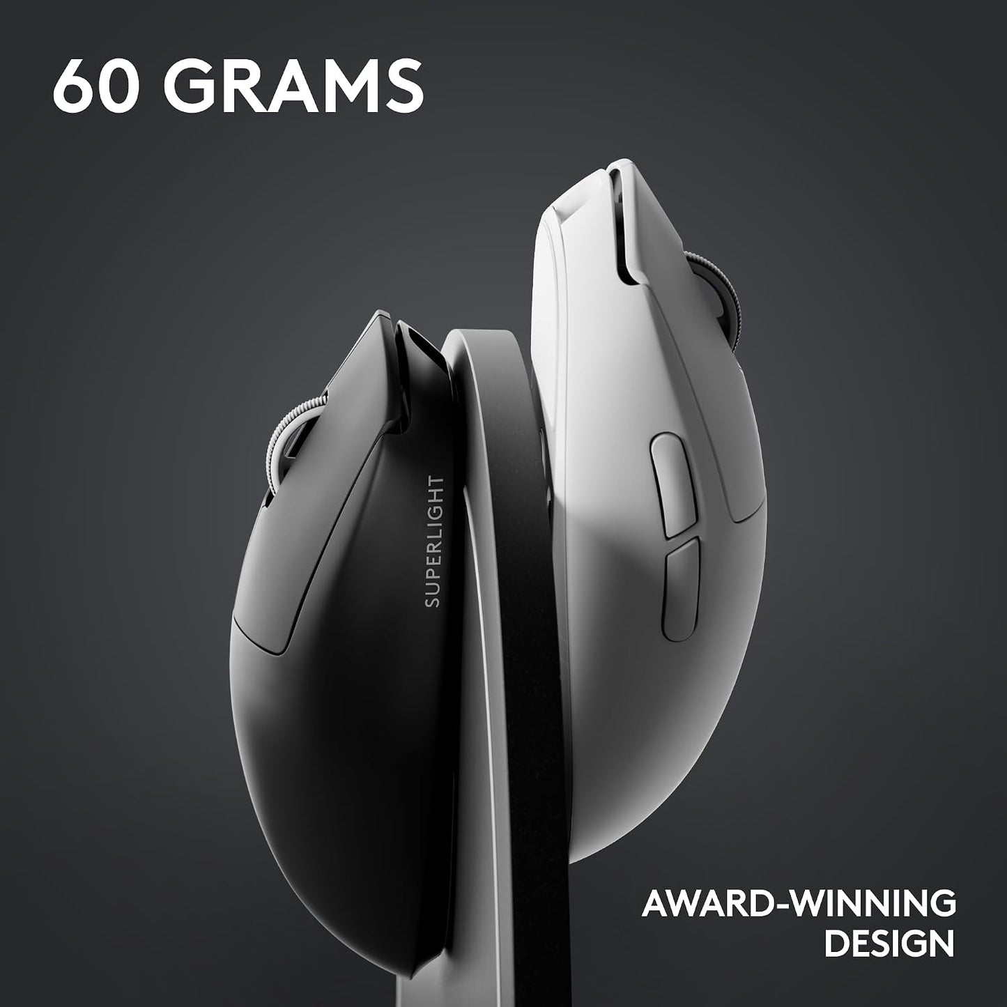 Logitech G PRO X Superlight 2 Lightspeed Wireless Gaming Mouse, 8K Polling, Lightweight, LIGHTFORCE Hybrid Switches, Hero 2 Sensor, 888 IPS, 44,000 DPI,USB-C Charging, PC & Mac (Renewed)