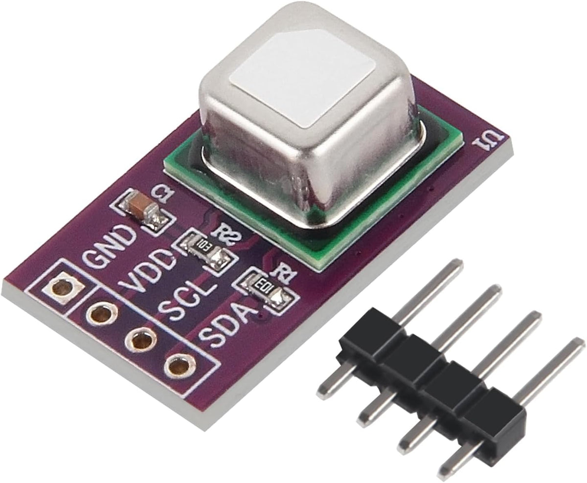 SCD41 Gas Sensor Module CO2 Carbon Dioxide Temperature and Humidity Gas Sensor Module I2C Communication 2.4-5.5 V for Air Quality Monitoring (SCD41)