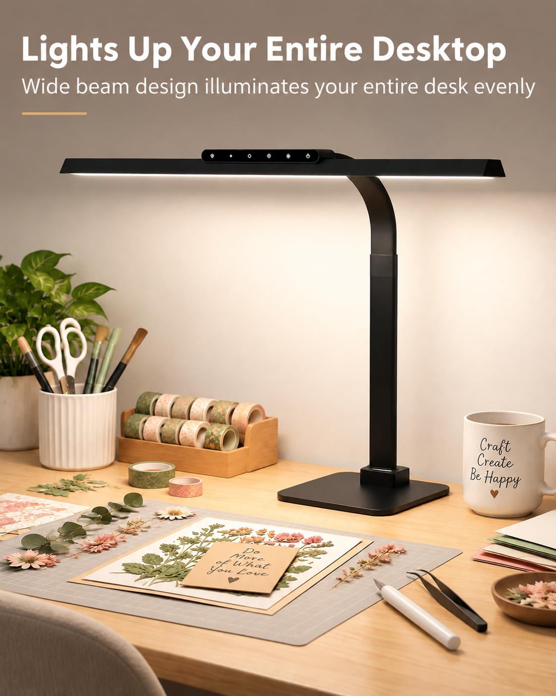 Professional Craft & Artist Lamp, 23.6" Wide LED Workspace Light