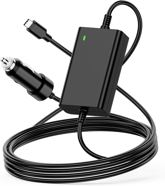100W USB-C Laptop Car Charger for Dell Latitude/XPS/Precision,MacBook Pro | Air,for HP Spectre/Elitebook,for Lenovo ThinkPad/Yoga/IdeaPad,Acer Chromebook,Google,for Samsung,Zenbook,Car Laptop Charger