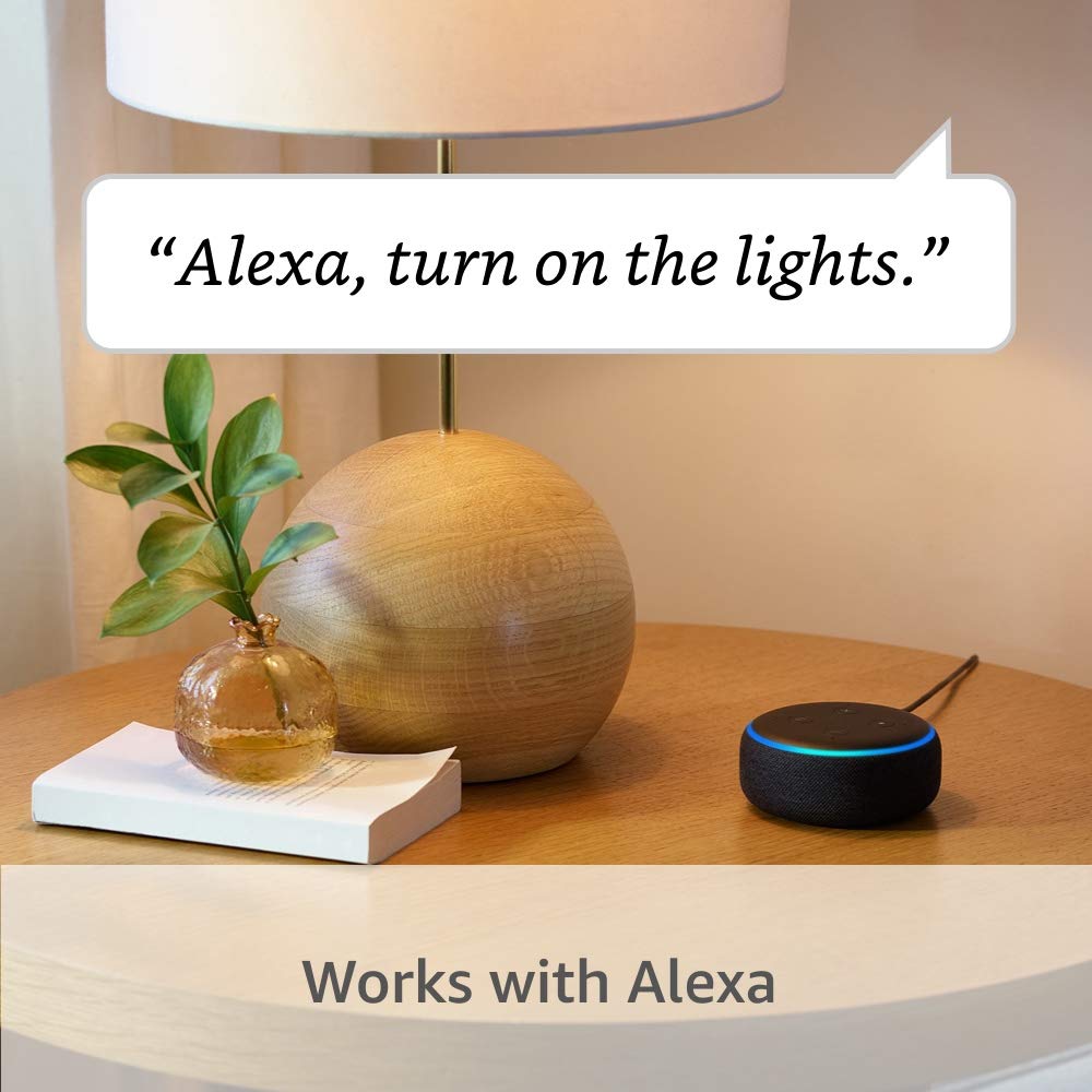 Ring A19 Smart LED Bulb — Energy-efficient with 800 lumens of white light, works with Amazon Sidewalk, White