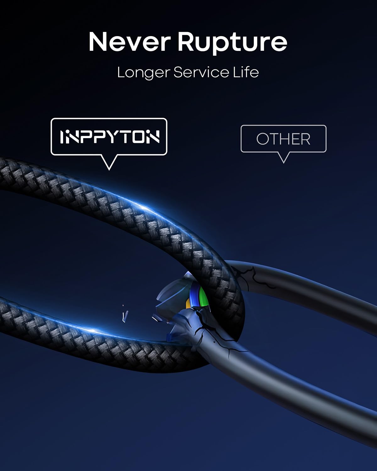 USB C to USB C Cable 15ft 2-Pack, 60W Fast Charging Long Type C Cable, Nylon Braided USB-C Charger Cord for iPhone 16/16 Pro/Max, 15 Pro Max, MacBook Pro, iPad Pro, Galaxy S24, Pixel 8 (PD Compatible)