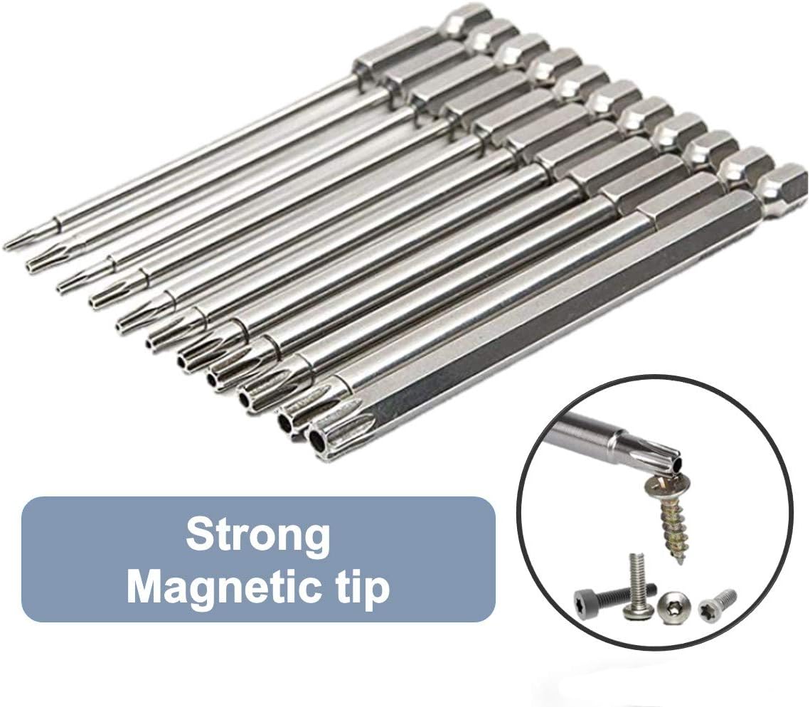 aiyun 8-Piece Security Bit Set Shark Vacuum Screwdriver Bits (150mm Length)