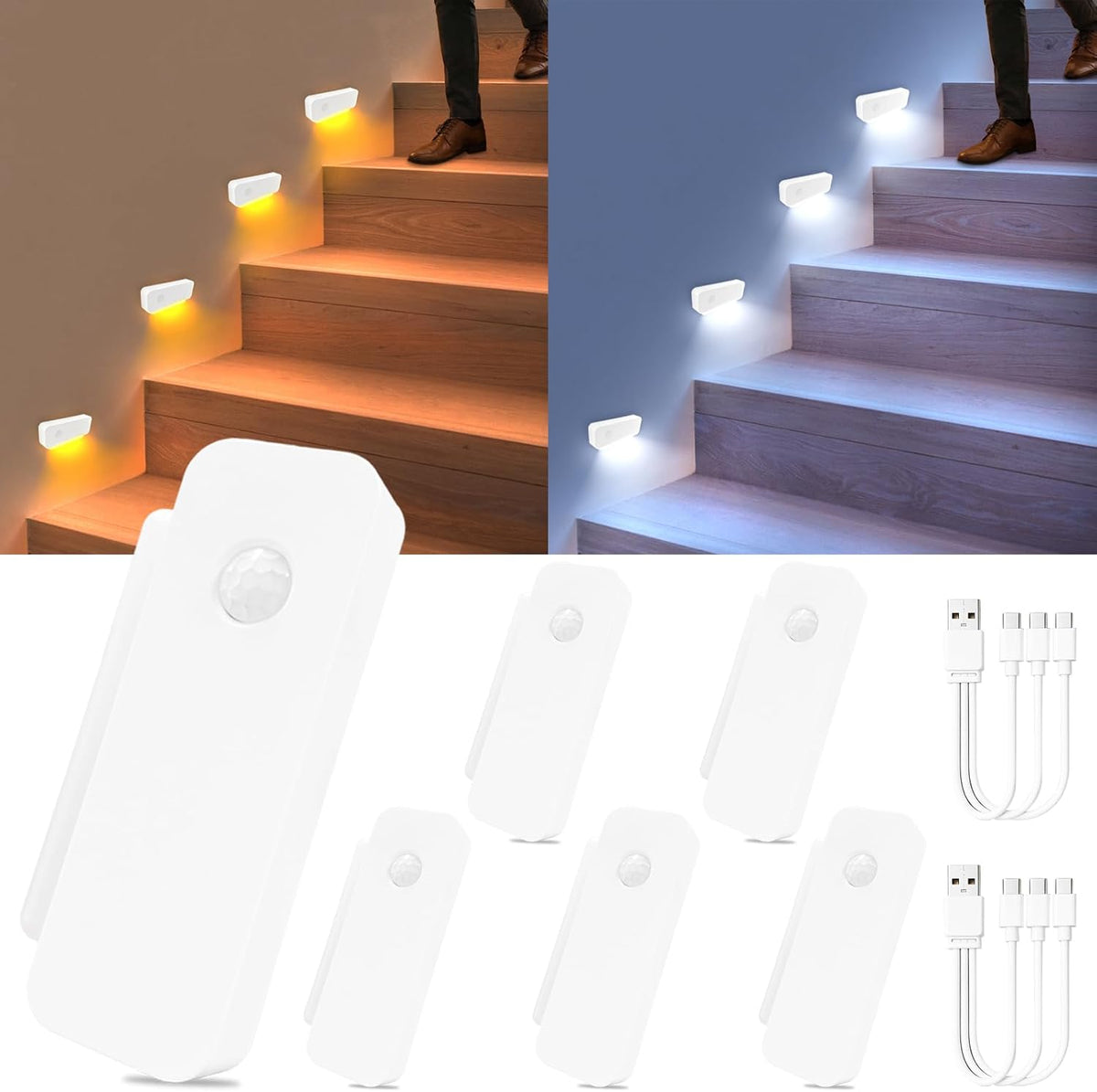 ROOKIELEDS Smart Motion Stair Light, One-On-All-On, Long-Lasting Power