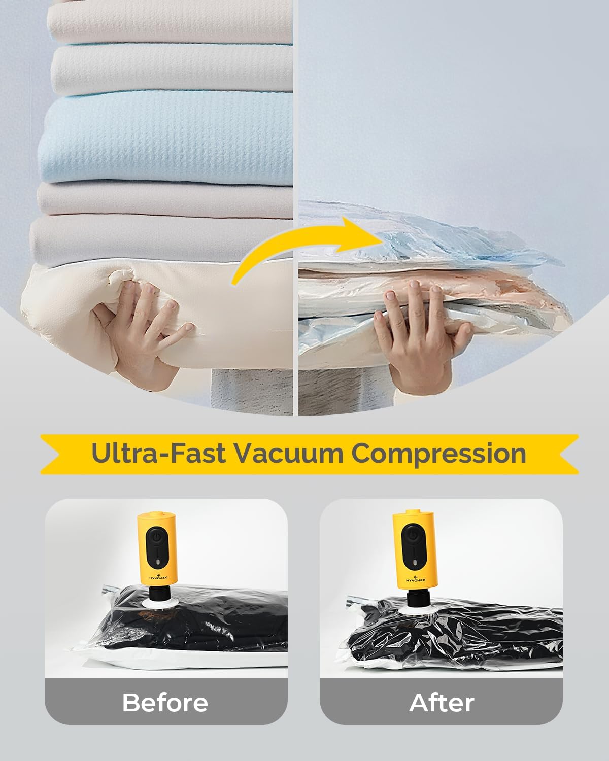 Portable Air Pump for Inflatables, 4000mAh Ultra Fast Air Mattress Pump with Advanced Heat Dissipation, 3 Nozzles Electric Air Pump Inflate Deflate for Sleeping Pads, Pool Floats