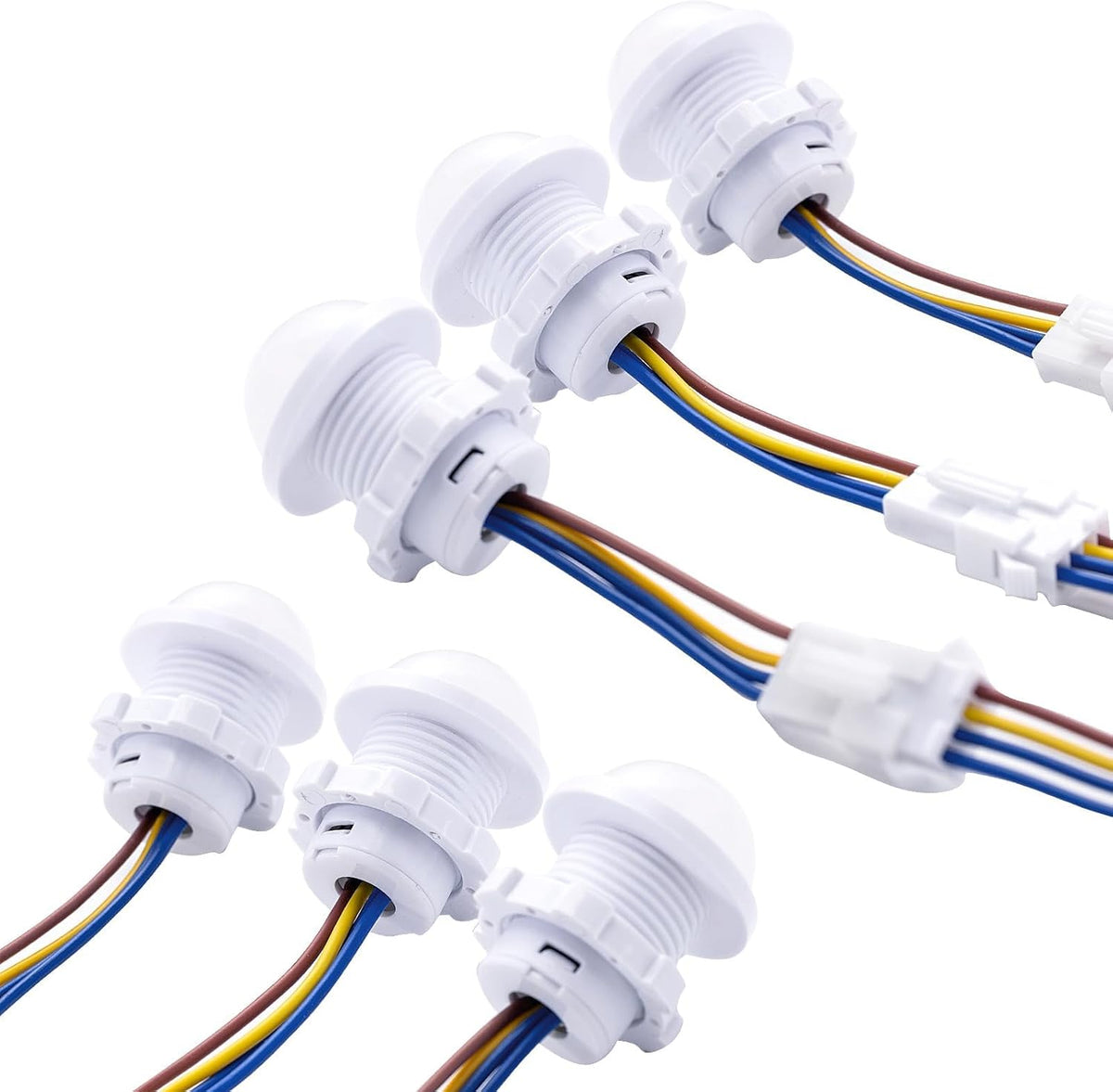 6-Pack Motion Sensor Light Switch 85-265V 40W, PIR Wall/Ceiling Mount