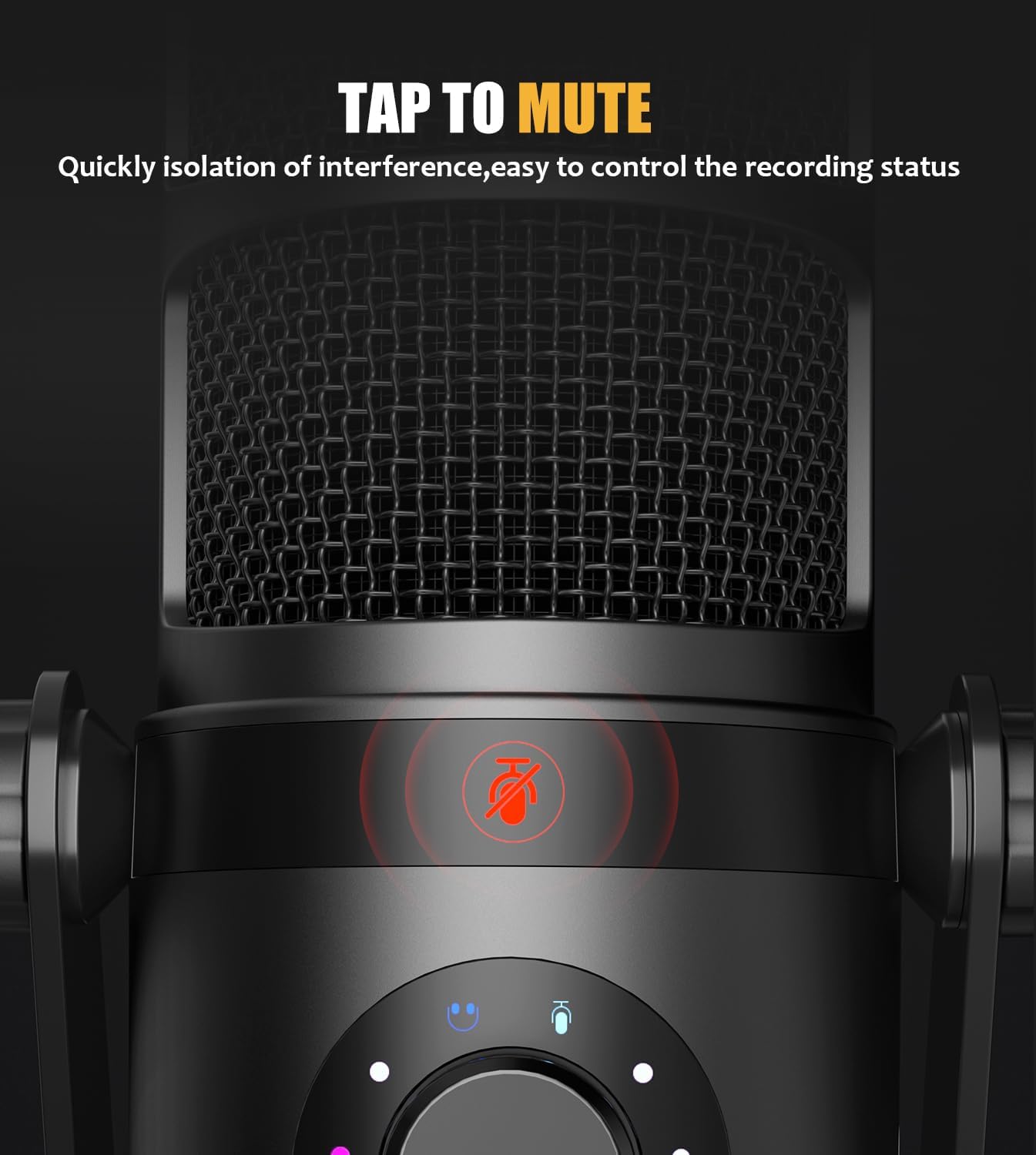 MAONO PD400X Dynamic Microphone, USB/XLR Podcast PC Mic with Software | EQ,Tap-to-Mute, Headphone Jack, Gain Knob & Volume Control, Studio Mic for Broadcast, Recording, Streaming & Gaming