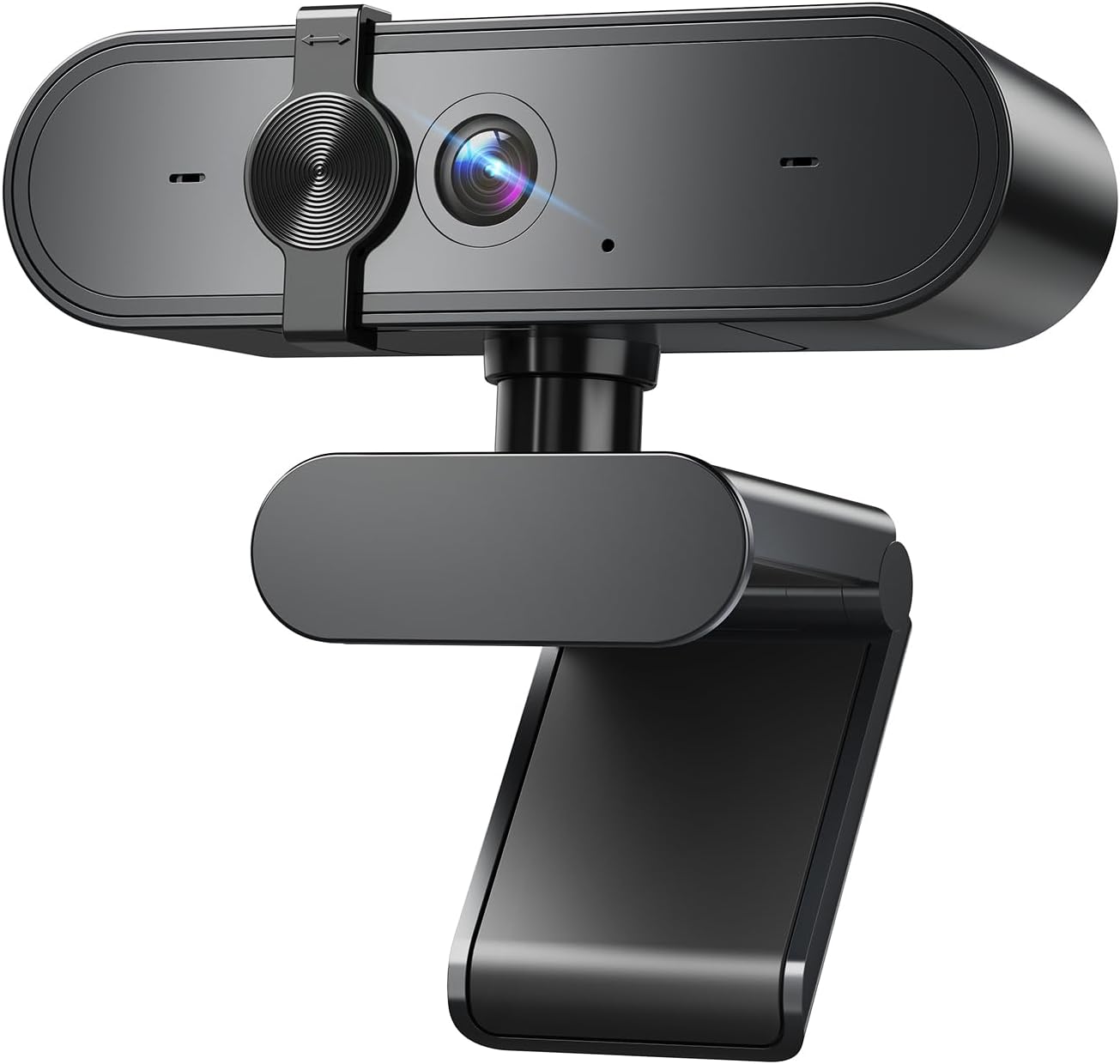 1080P Webcam Computer Camera with Microphone & Wide View - Auto Light Correction Webcam for PC, Mac, Laptop, Desktop - Built-in Privacy Cover Plug & Play USB for Zoom/Skype/Streaming