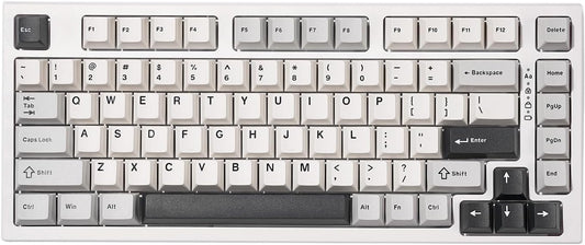 YUNZII YZ75 75% Gaming Mechanical Keyboard(White, Gateron G Pro Yellow)