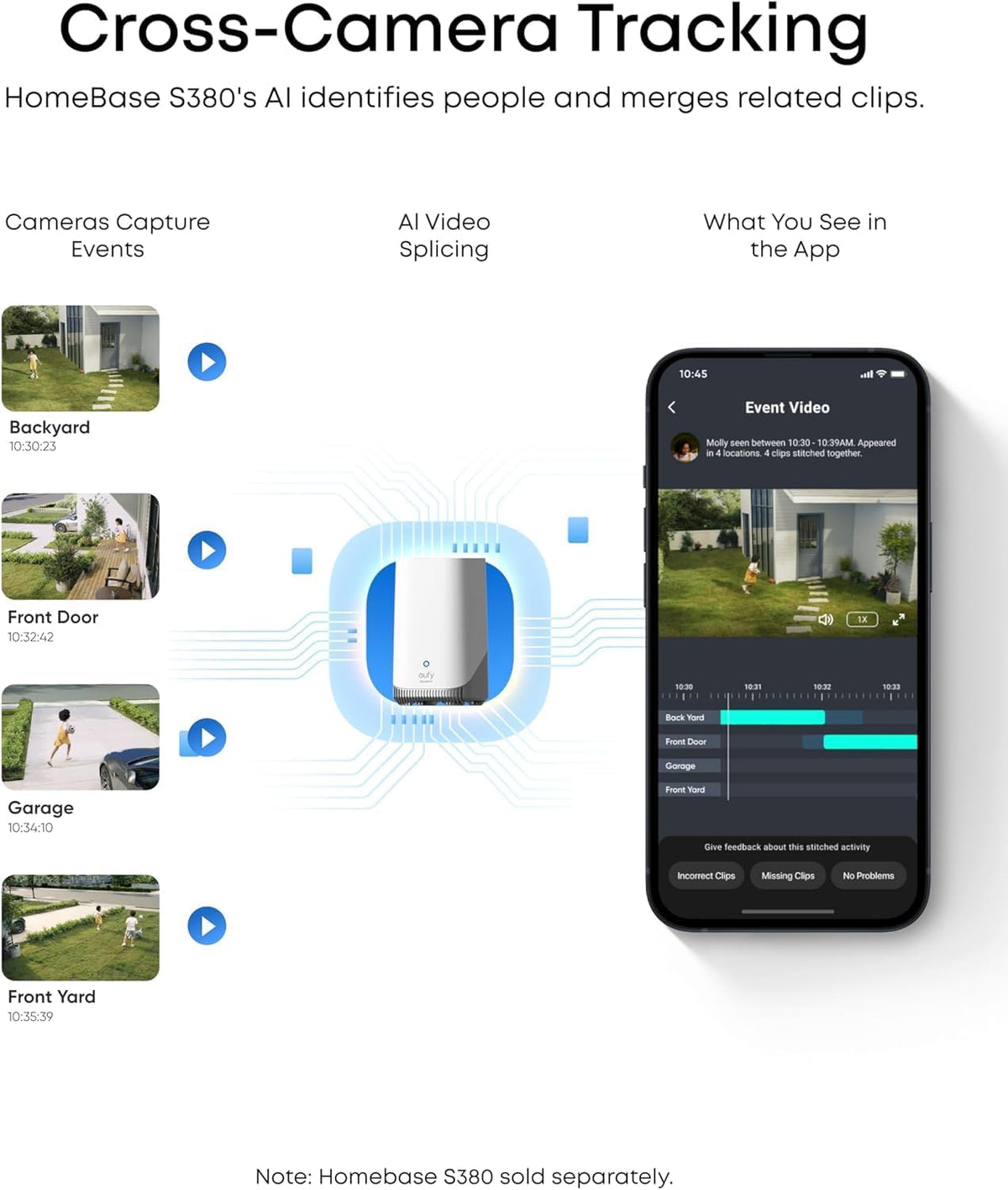 eufy Security SoloCam E42, 4K Solar Security Camera, AI Facial Recognition
