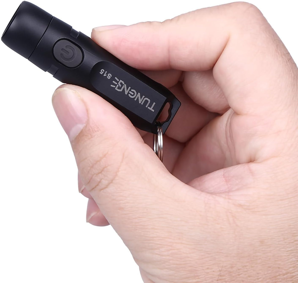 S15 Super Bright 650 Lm Mini Rechargeable EDC Keychain Flashlight | IP66 Waterproof, USB-C,Durable, Aluminum, Pocket Clip,Hands-Free, Compact, for Repair, Camping, Hiking, Outdoor