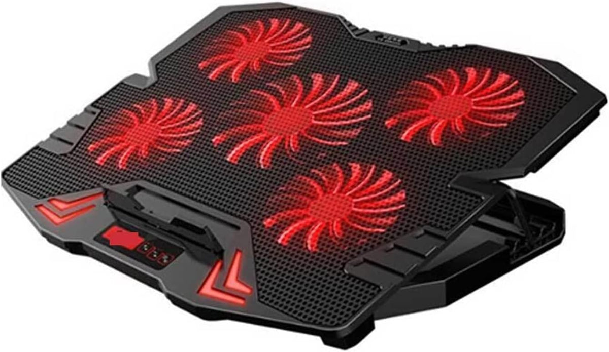Gaming Laptop Cooler Tablet Notebook Cooling Pad Silent Fans Modes Home Office Display Screen Powerful Cool Stand Holder (Color : B)