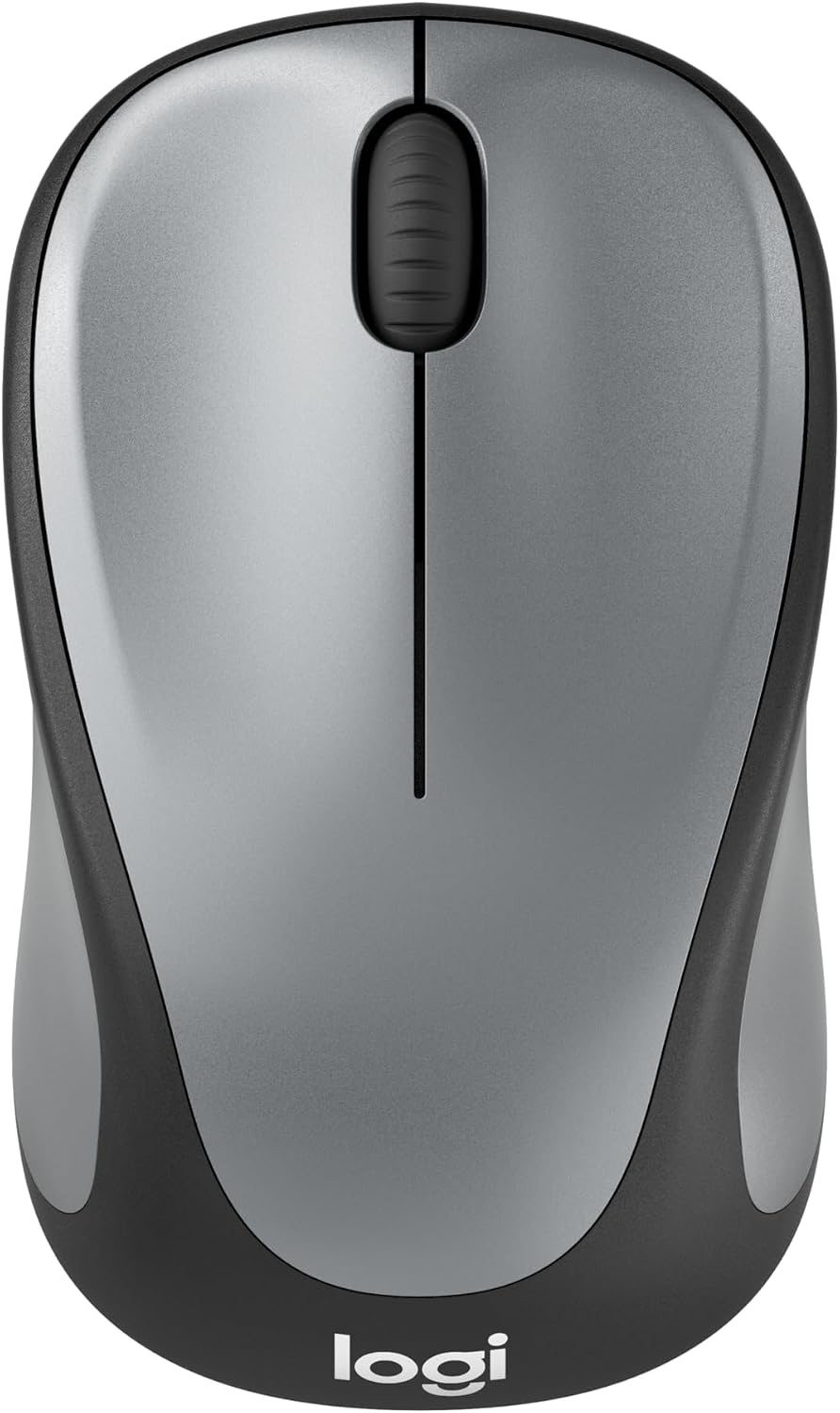 Logitech M317 Compact Ambidextrous 2.4 GHz Wireless Mouse - Blue | Ambidextrous with 2.4 GHz USB-A Nano Receiver, 1000 dpi optical tracking, 12-months battery life, PC, Mac, laptop compatible