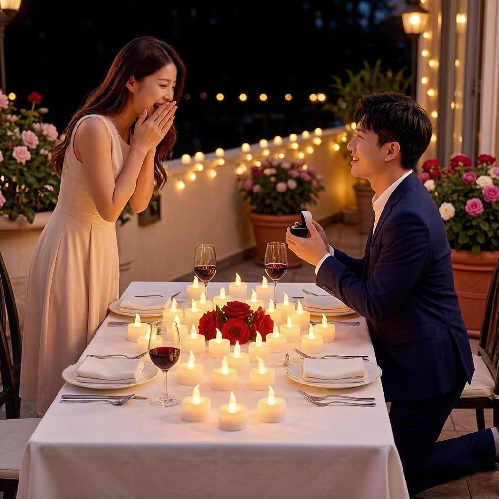 Battery Operated Tea Lights Candles 100 Pack,Flameless Candles Warm White | Realistic and Bright Flickering 200Hours Long Lasting for Wedding Halloween Christmas Easter various Table Home Decor