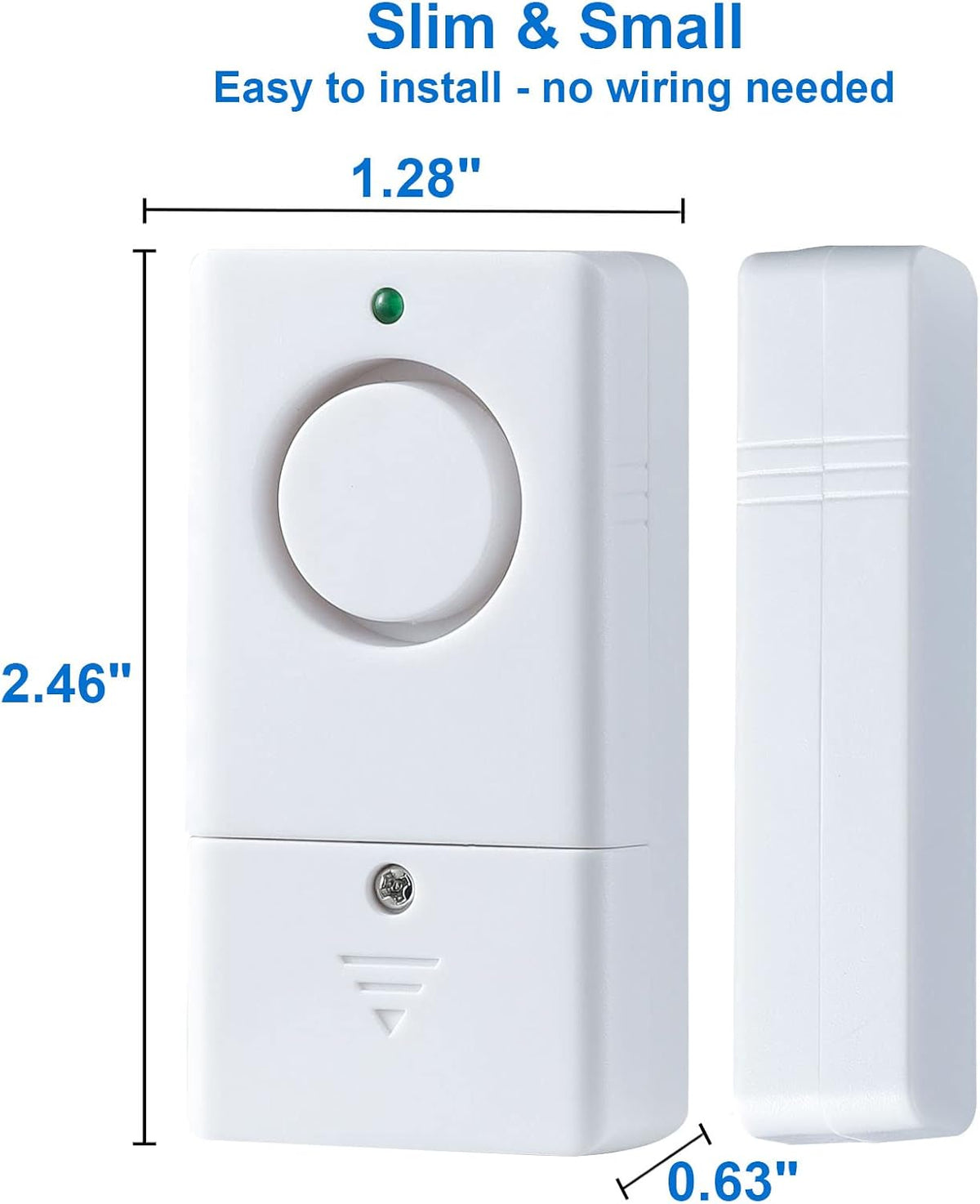 Door Alarm Sensor, Alarm for Doors When Opening, 120DB Window Door Alarm, Door Alarms for Kids Safety, 4 Pack Pool Alarms for Doors Entry Sensor Burglar Alert for Home Security Kids