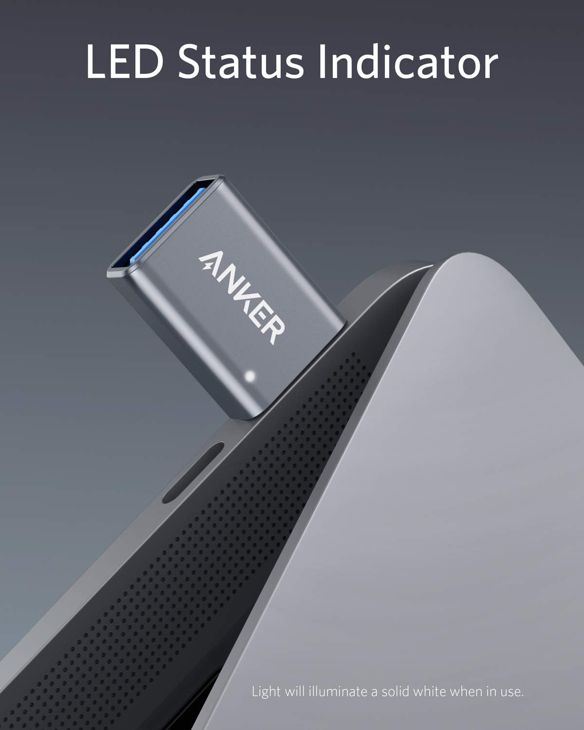 Anker USB C Adapter (2 Pack), USB C to USB Adapter High-Speed Data Transfer | for MacBook Pro 2020, iPad Pro 2020, Samsung Notebook 9, Dell XPS and More Type C Devices