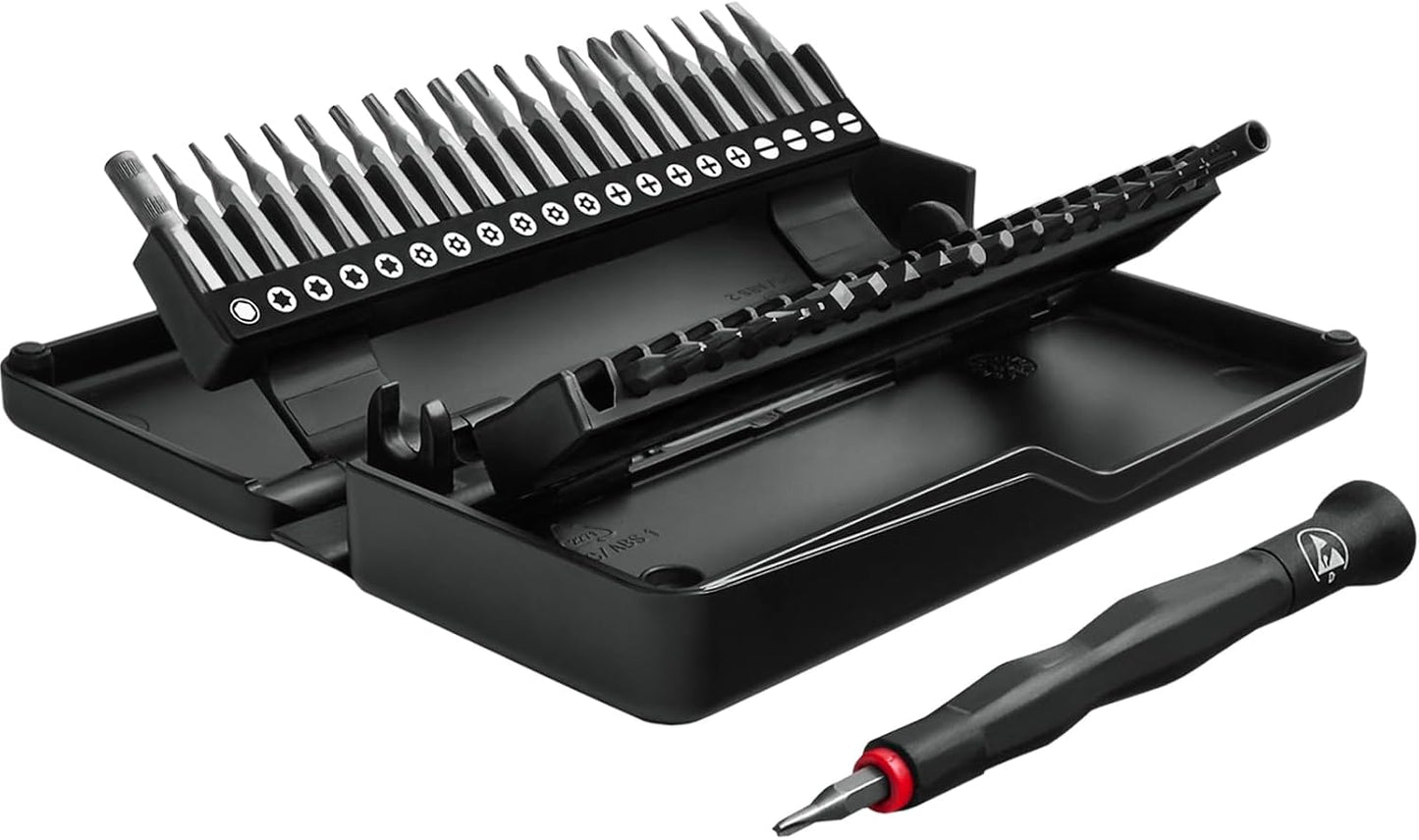 42 Piece ESD Micro Precision Screwdriver and Bit Set,Professional Repair Tool Kit for Laptops,Drones,Hard Drives,Gaming Consoles,Cameras,Watches,and Other Precision Devices