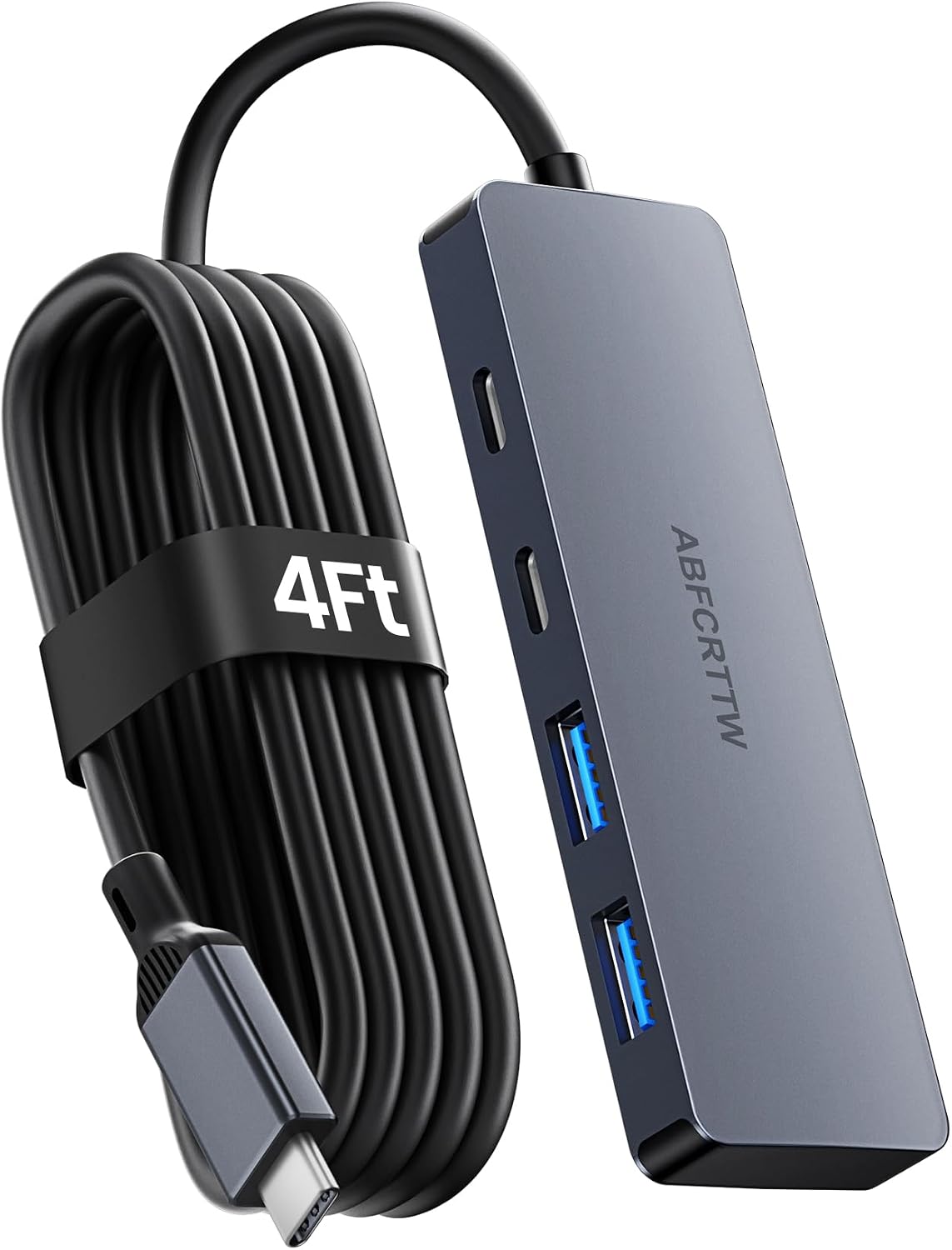 4FT USB C Hub 3.2 Multiport Adapter for MacBook Neo