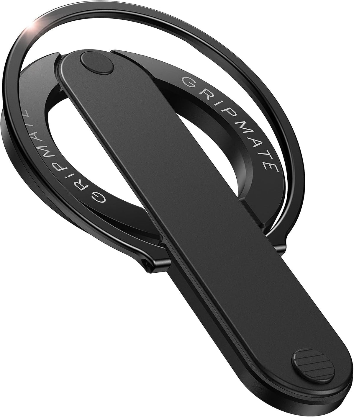 GripMate 2nd Magnetic Phone Ring Holder for MagSafe, Removable Finger Loop Phone Ring Grip, Two-Sided Magnet, Vertical & Horizontal Kickstand, Compatible with iPhone 17 Pro Max 16 15 14 13 12