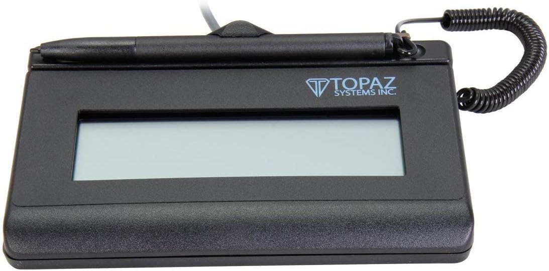 Topaz SigLite T-L460-HSB-R USB Electronic Signature Capture Pad (Non-Backlit) (Renewed)