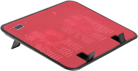 TEHAUX Notebook Cooler Dual Fan USB Laptop Cooling Pad Slim Lightweight Laptop Slim Stand with 8/16 Adjustable Angles Anti-Slip Panel for Office Travel Bed and Gaming Use