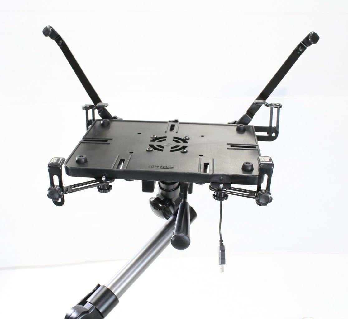 Mobotron MS-526B Heavy Duty Laptop Mount Holder for Cars, Trucks, SUVs, and other Applications with Complete Accessory Package