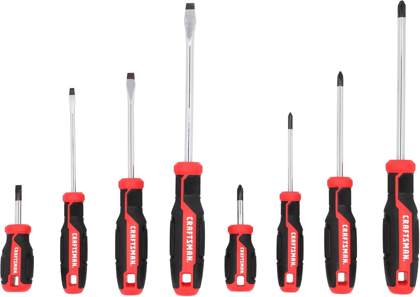 CRAFTSMAN Screwdriver Set, Bi-Material, 8 Piece Set (CMHT65075N)