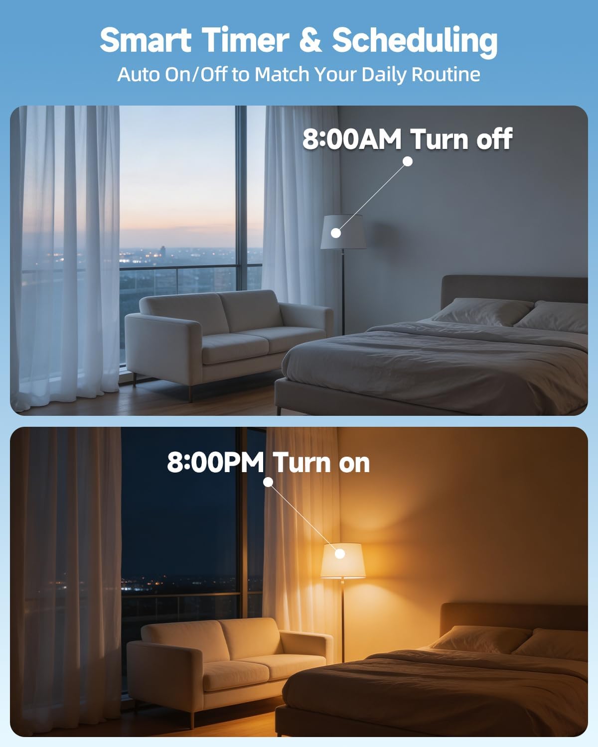 Color Changing G9 LED Bulb 120V 3W Smart Bluetooth G9 Bulb 2-Pack