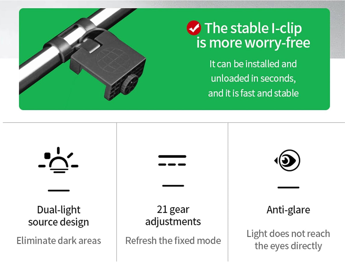 Computer Lamps for Monitor 3 Colors Adjustable Anti-Glare