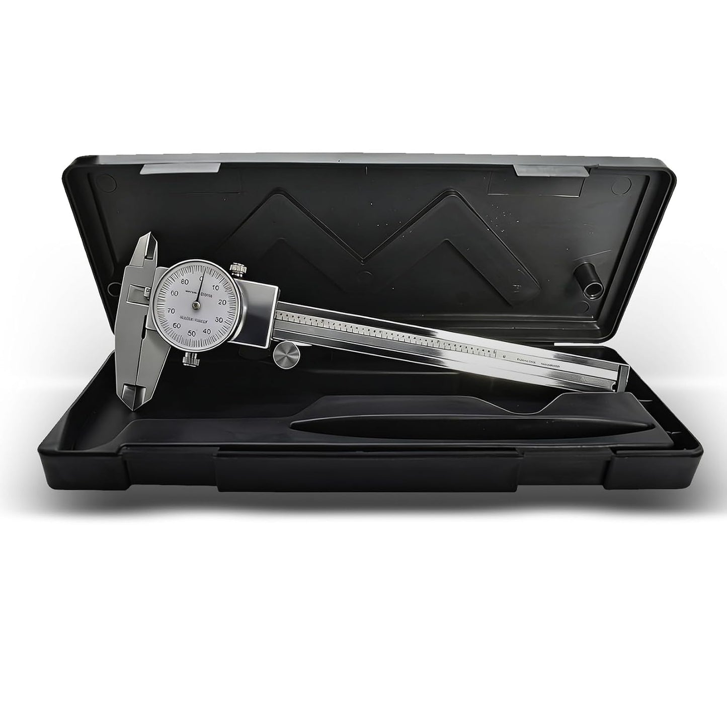 findmall 6" Dial Caliper 0.001 Stainless Steel Caliper Measuring Tool 4-Way Measurement with Plastic Case