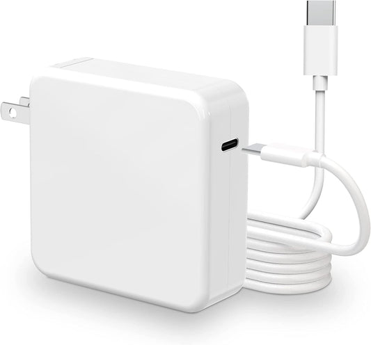 100W GaN USB C Laptop Charger for MacBook Pro/Air Power Adapter | Compatible with MacBook Pro/Air M1-M5, 13-16 Inch, iPad Pro, Samsung Galaxy and more USB-C devices with foldable plug