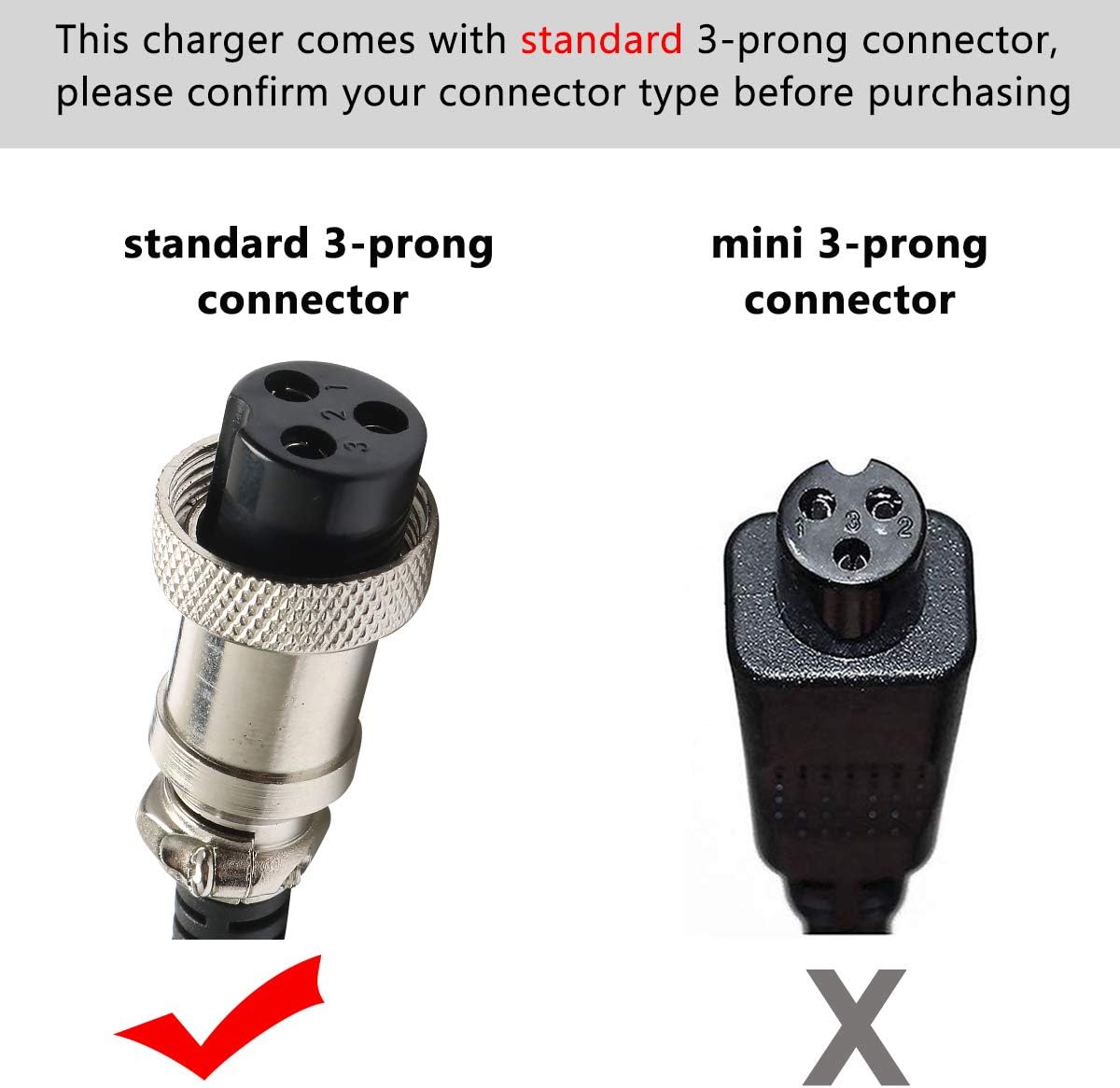24V Charger for Razor Scooter MX350 Dirt Bike Pocket Mod E100 E200 E300 | Revive the idle scooter! 24V replacement charger instantly gets your Razor back in business for weekend fun.