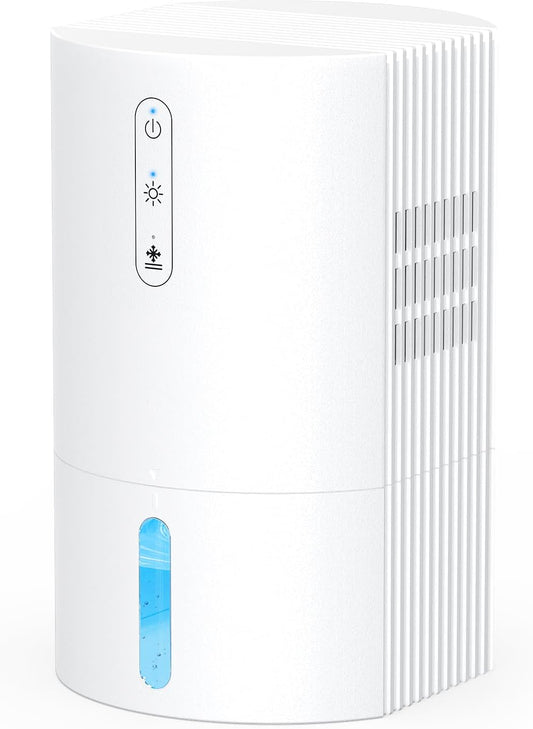 Small Dehumidifier,35OZ,25dB Quiet for Bedroom Bathroom Closet