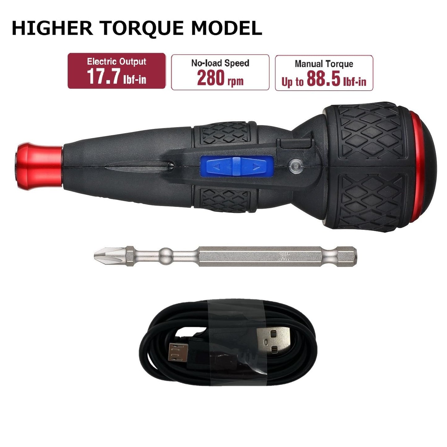 (US Model) VESSEL e-ASSIST Screwdriver Combo Kit with Case