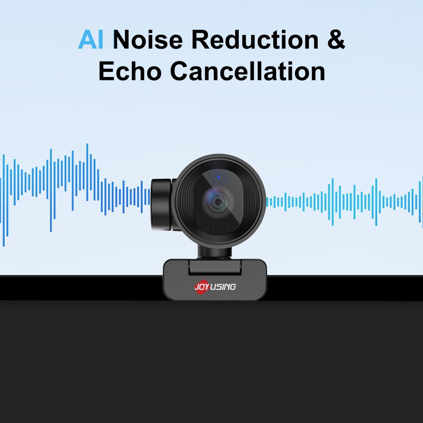 JOYUSING FlexCam10 4K Eye Contact Webcam for PC, 4 Modes in 1 Webcam with Microphone, PDAF Autofocus, 2 Noise-Cancelling Mics, 79° FOV, for Conference, Streaming, Facetime Zoom/Teams/Google Meet